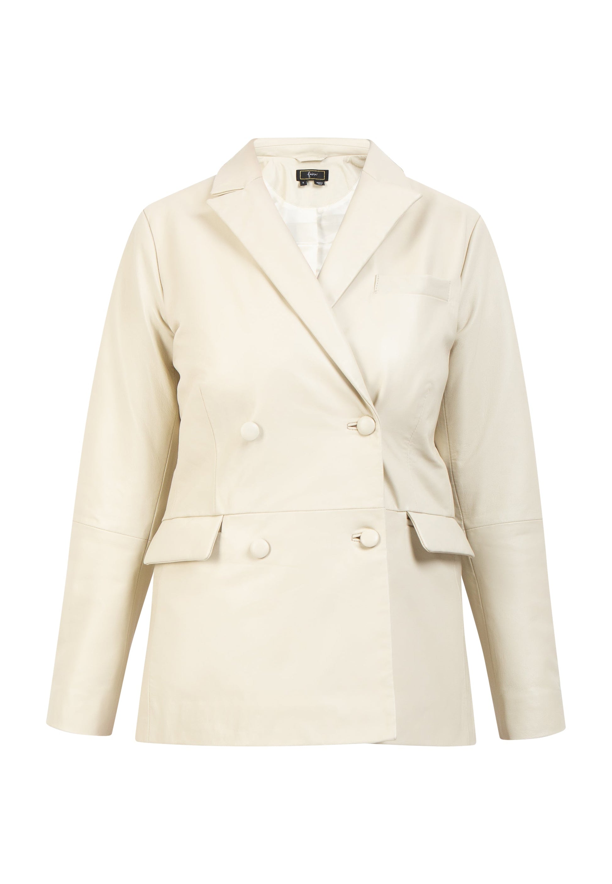 Faina Women's Leather Blazer