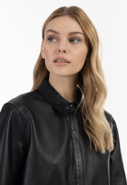 Dreimaster vintage Women's Leather Shirt