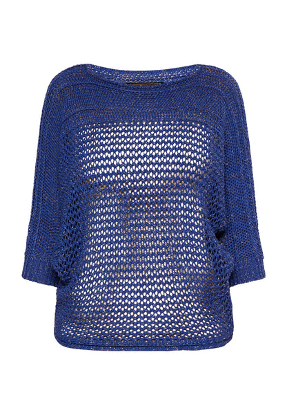 faina Women's Wide Meshed Knitted Sweater