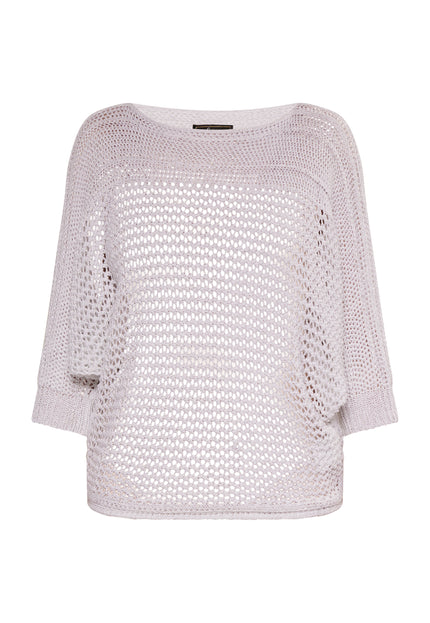 faina Women's Wide Meshed Knitted Sweater