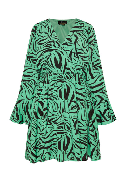 faina Women's Dress Zebra Print