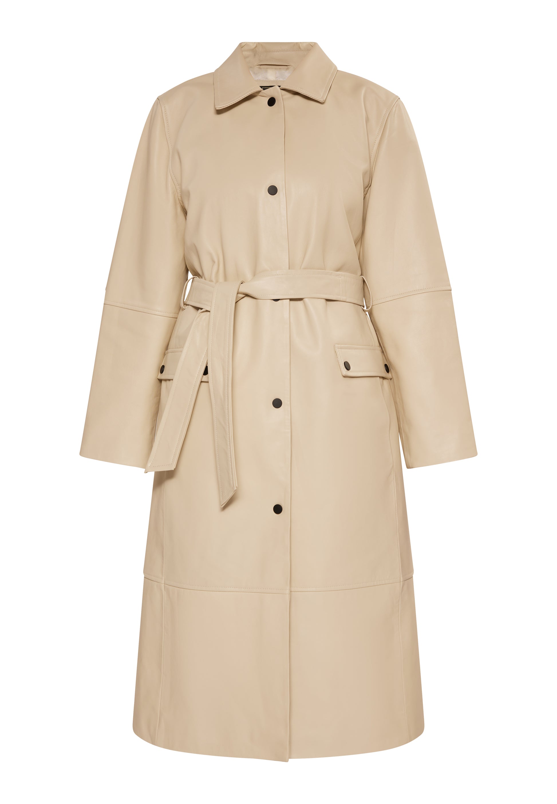 faina Women's Leather Coat