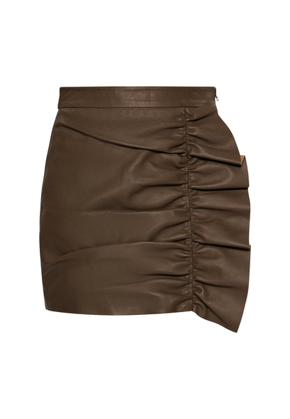 Faina Women's Leather Skirt
