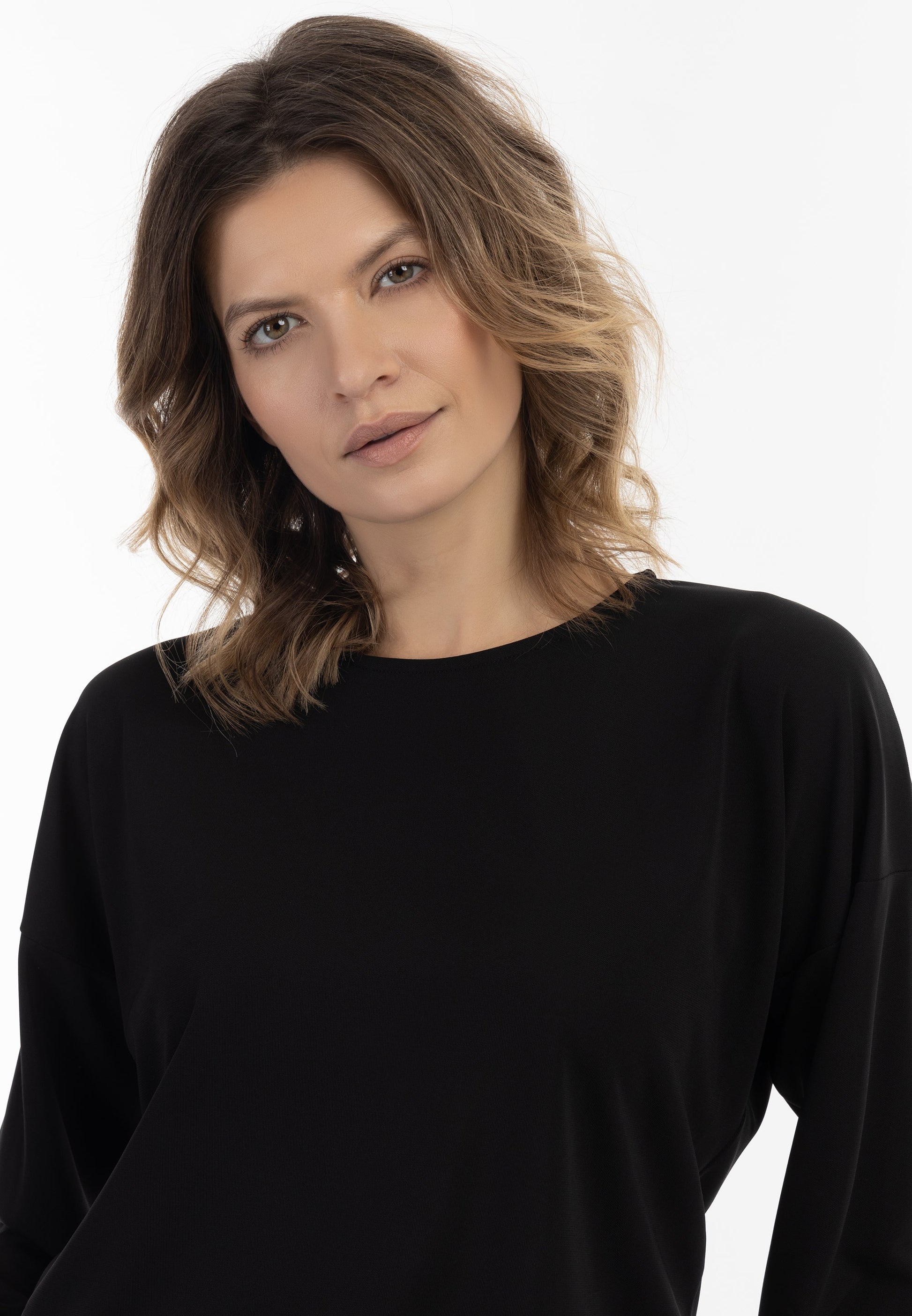 Usha black label Women's Long Sleeve Blouse