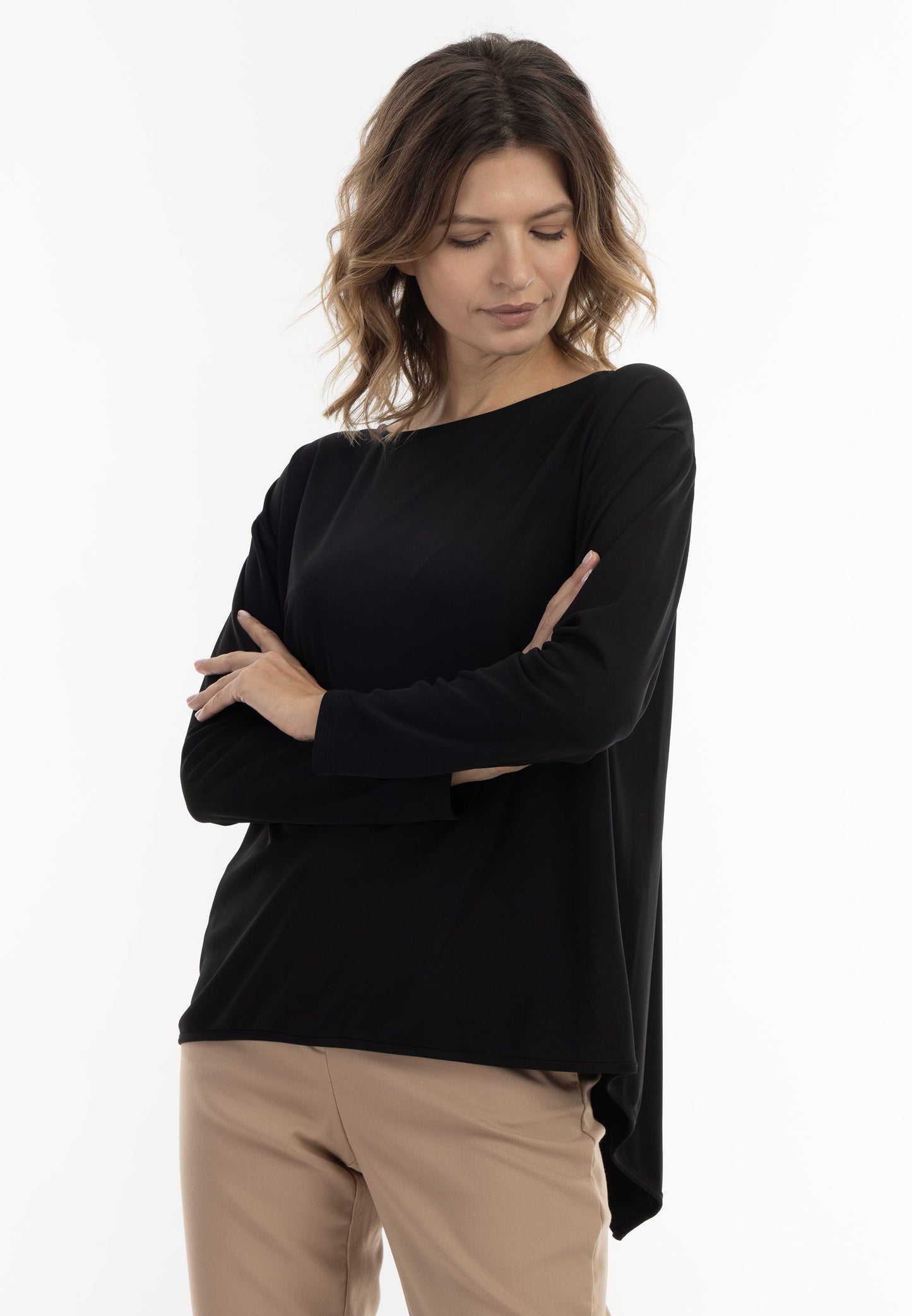 Usha black label Women's Long Sleeve Blouse