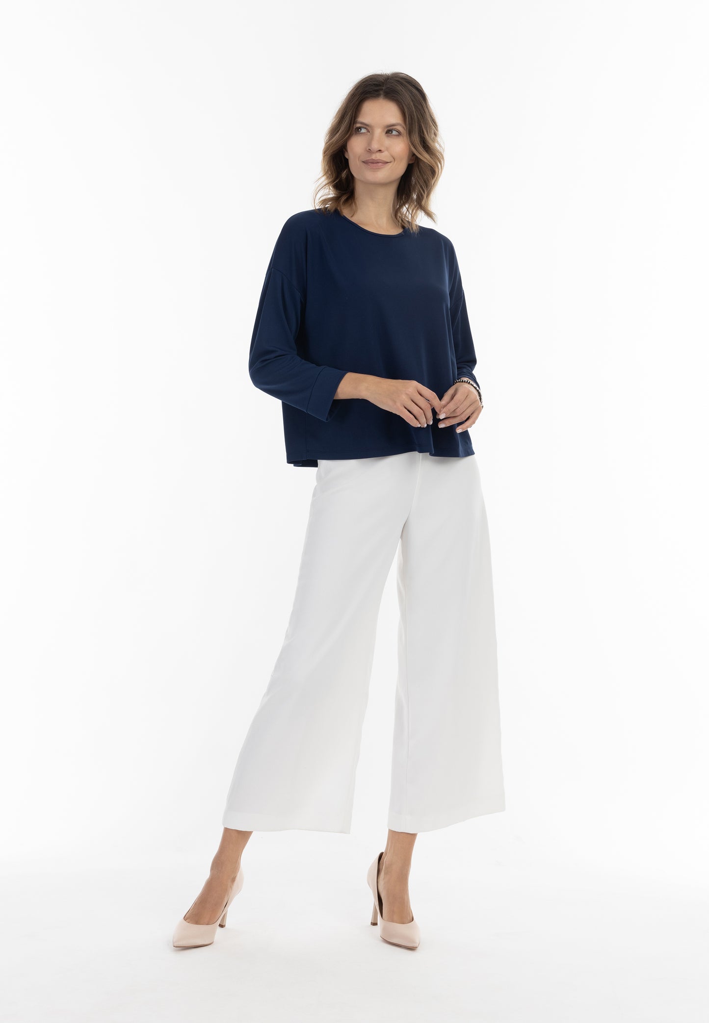 usha BLACK LABEL Women's Long Sleeve Blouse