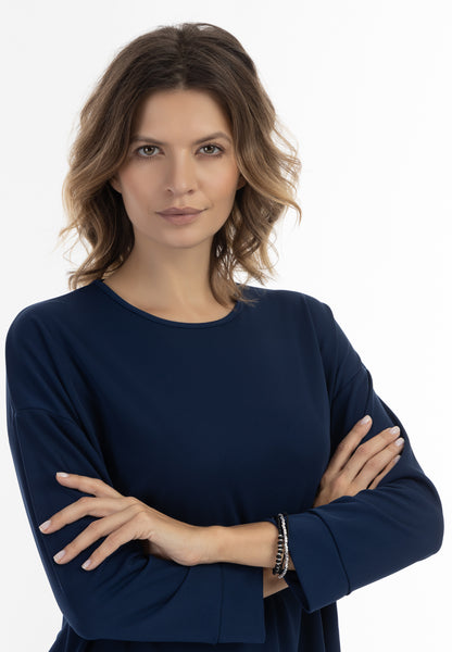 usha BLACK LABEL Women's Long Sleeve Blouse