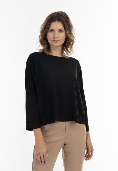 usha BLACK LABEL Women's Long Sleeve Blouse