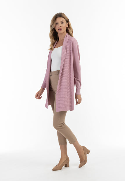 usha Damen Offene Strickjacke