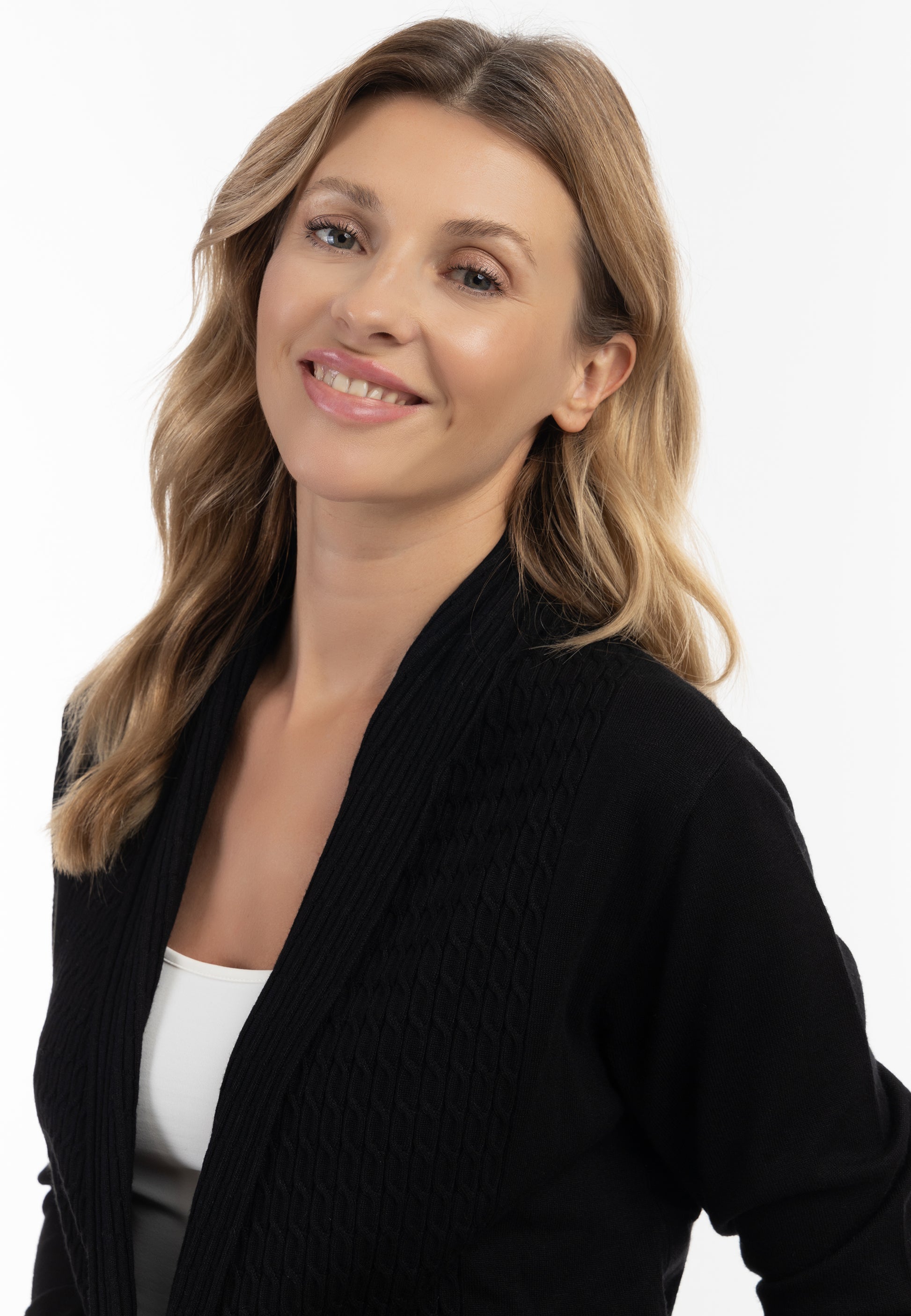 usha Women's Open Cardigan