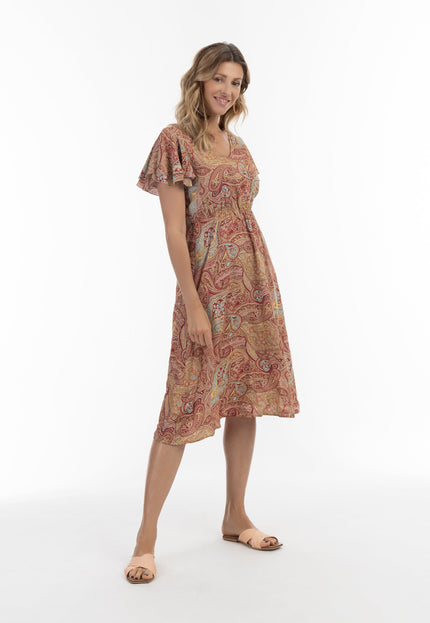 Usha festival Women's Paisley Print Dress