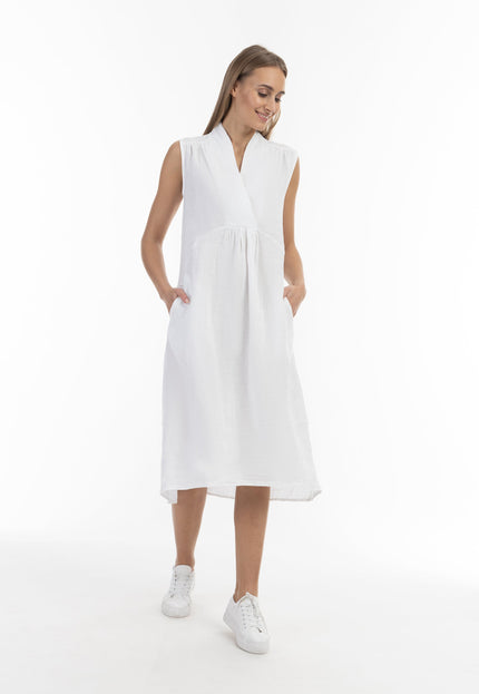 Risa Women's Linen Midi Dress