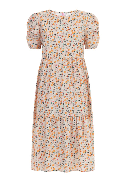 Mymo Women's Midi Short Sleeve Dress