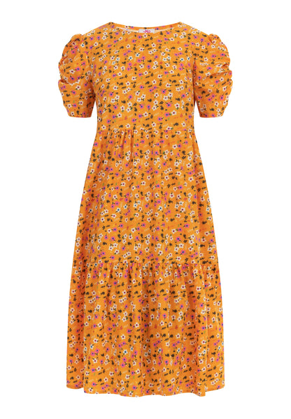 Mymo Women's Midi Short Sleeve Dress