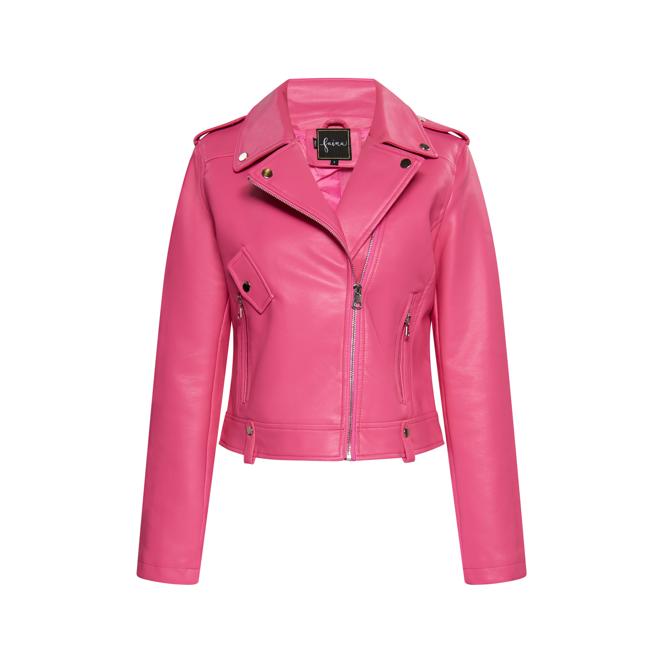 Faina Women's Faux Leather Biker Jacket