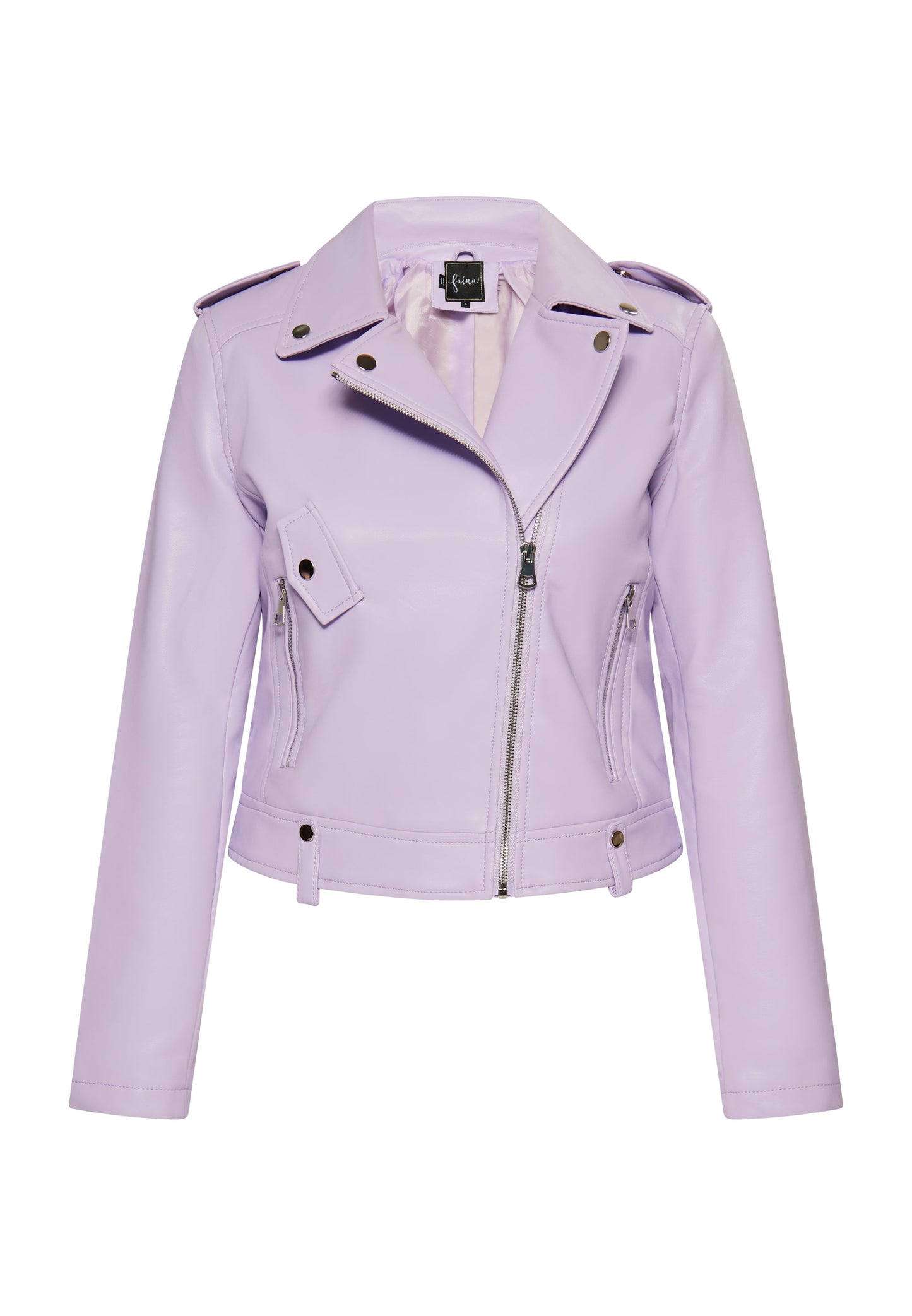 Faina Women's Faux Leather Biker Jacket