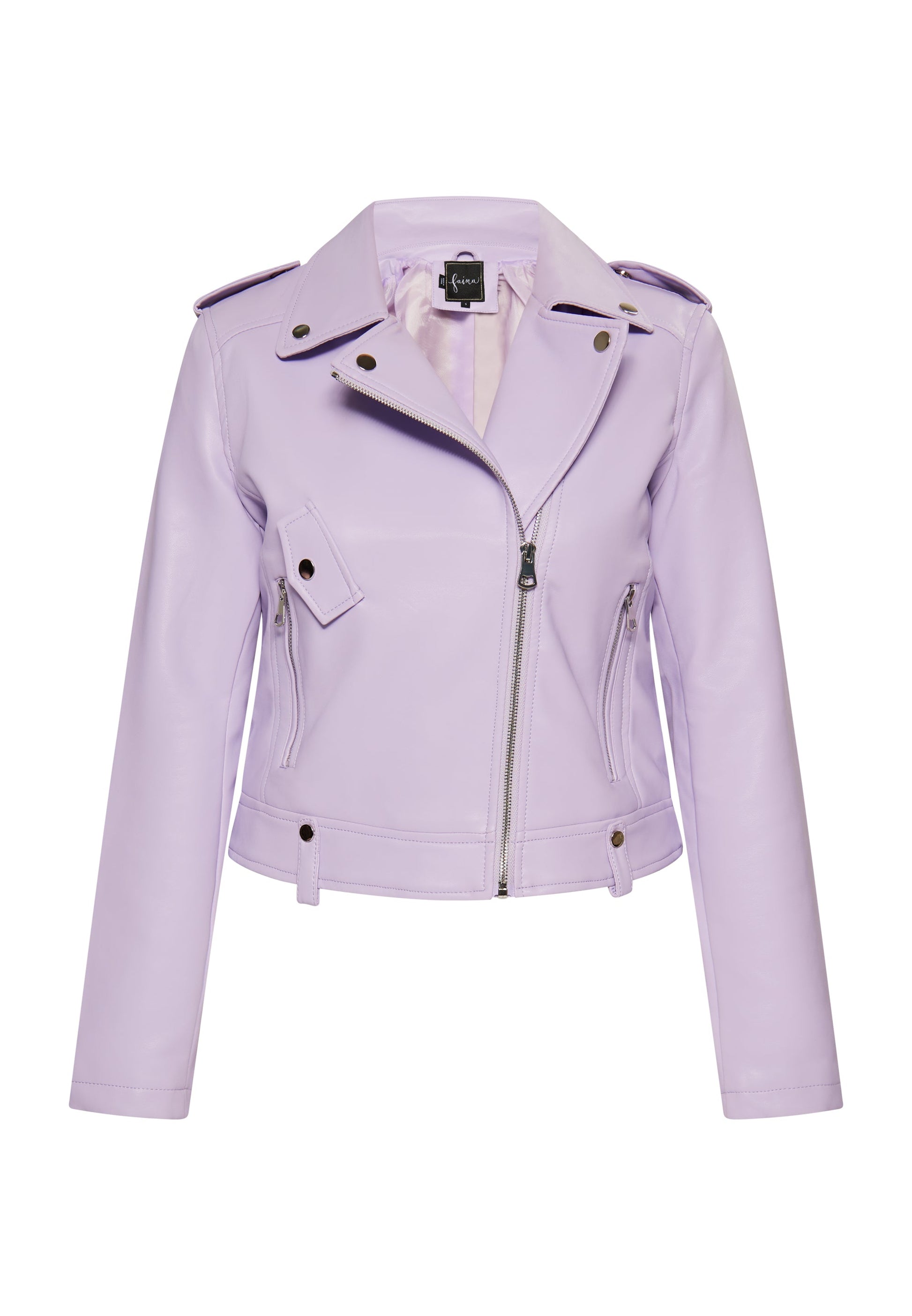 Faina Women's Faux Leather Biker Jacket