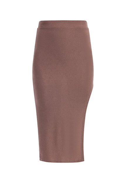 Faina Women's Pencil Skirt In A Glitter Look