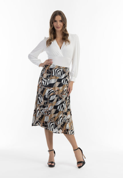 Faina Women's Midi Skirt With All-Over Print