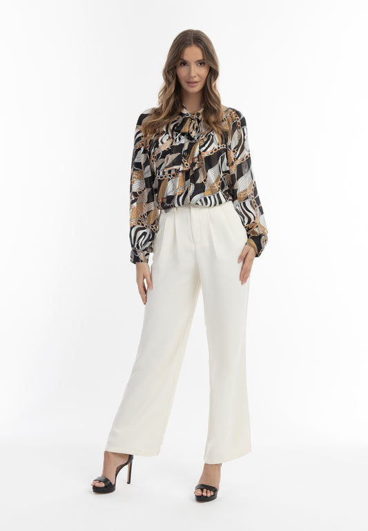 faina Women's Tie Neck Blouse