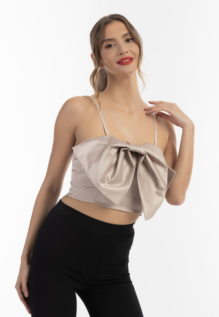 faina Damen Top mit Schleife