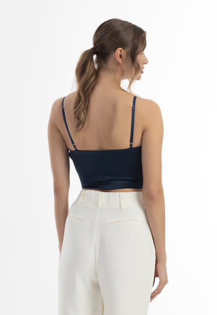 faina Damen Top mit Schleife