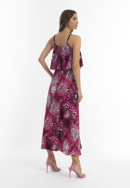 Faina Women's Animal Print Maxi Dress