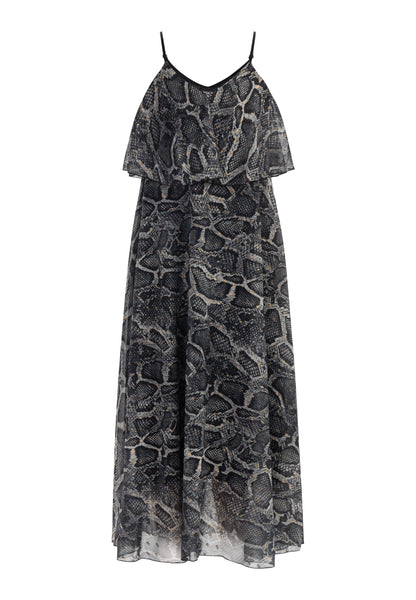 faina Women's Snake Print Maxi Dress
