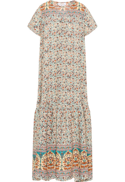 Usha festival Women's Summer Dress With Floral Print