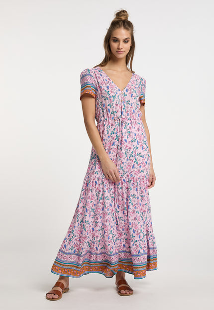 usha FESTIVAL Damen Floral Print Maxi Kleid