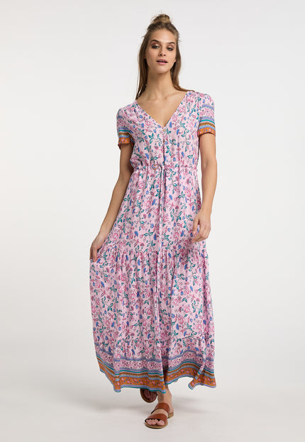 usha FESTIVAL Damen Floral Print Maxi Kleid