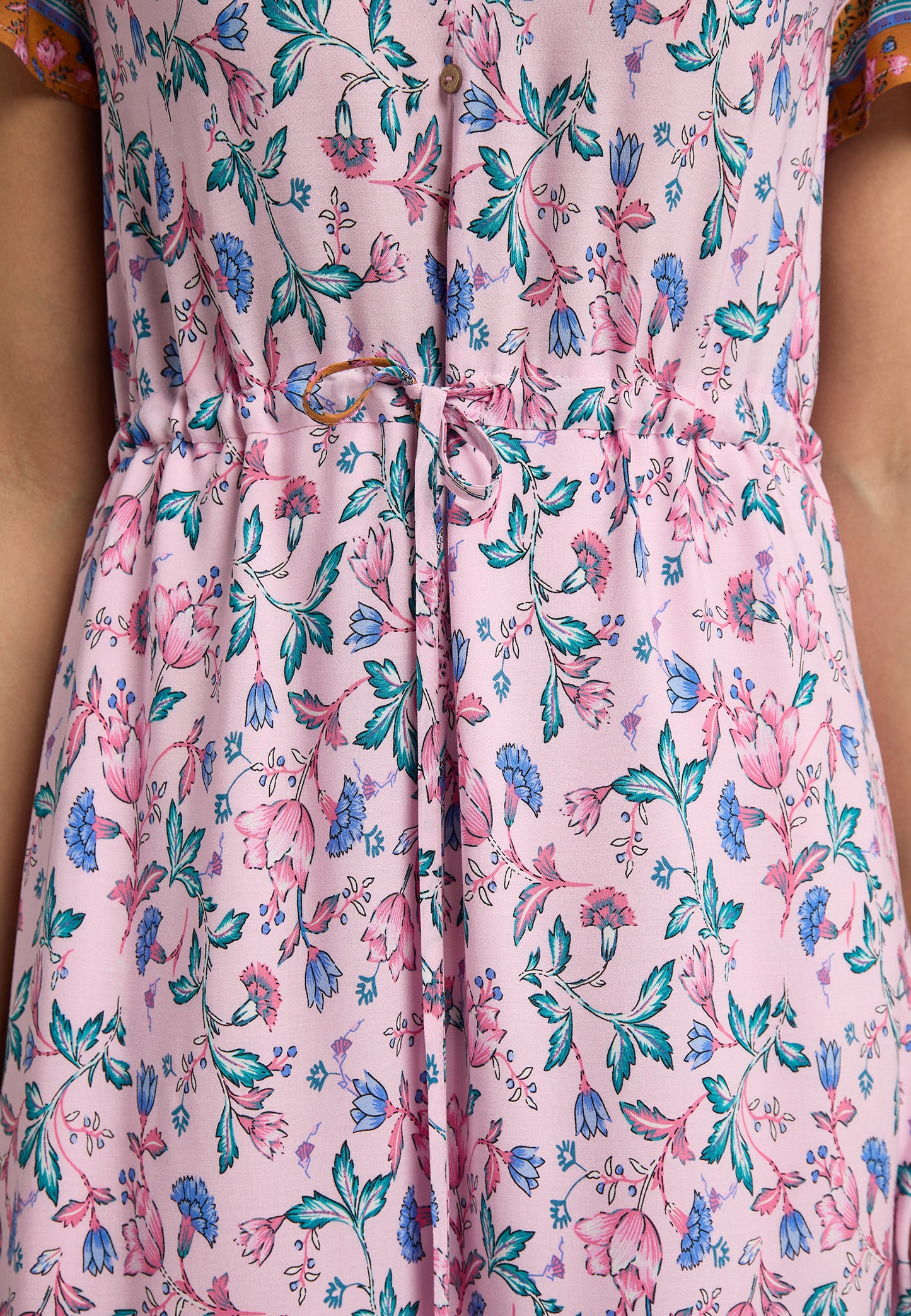 usha FESTIVAL Women's Floral Print Maxi Dress