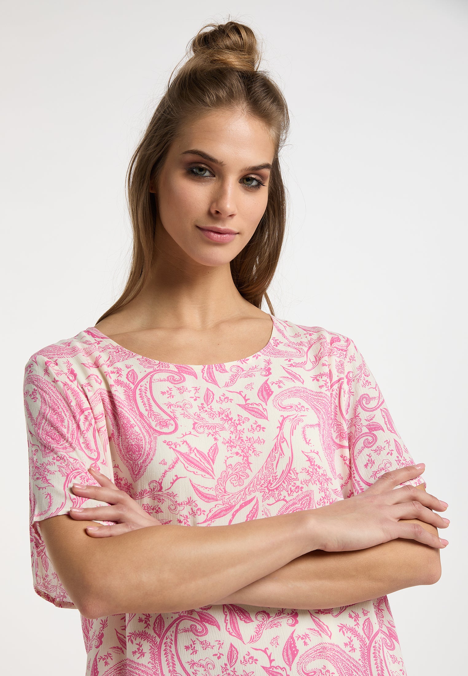 usha FESTIVAL Damen Kurzarm Kleid