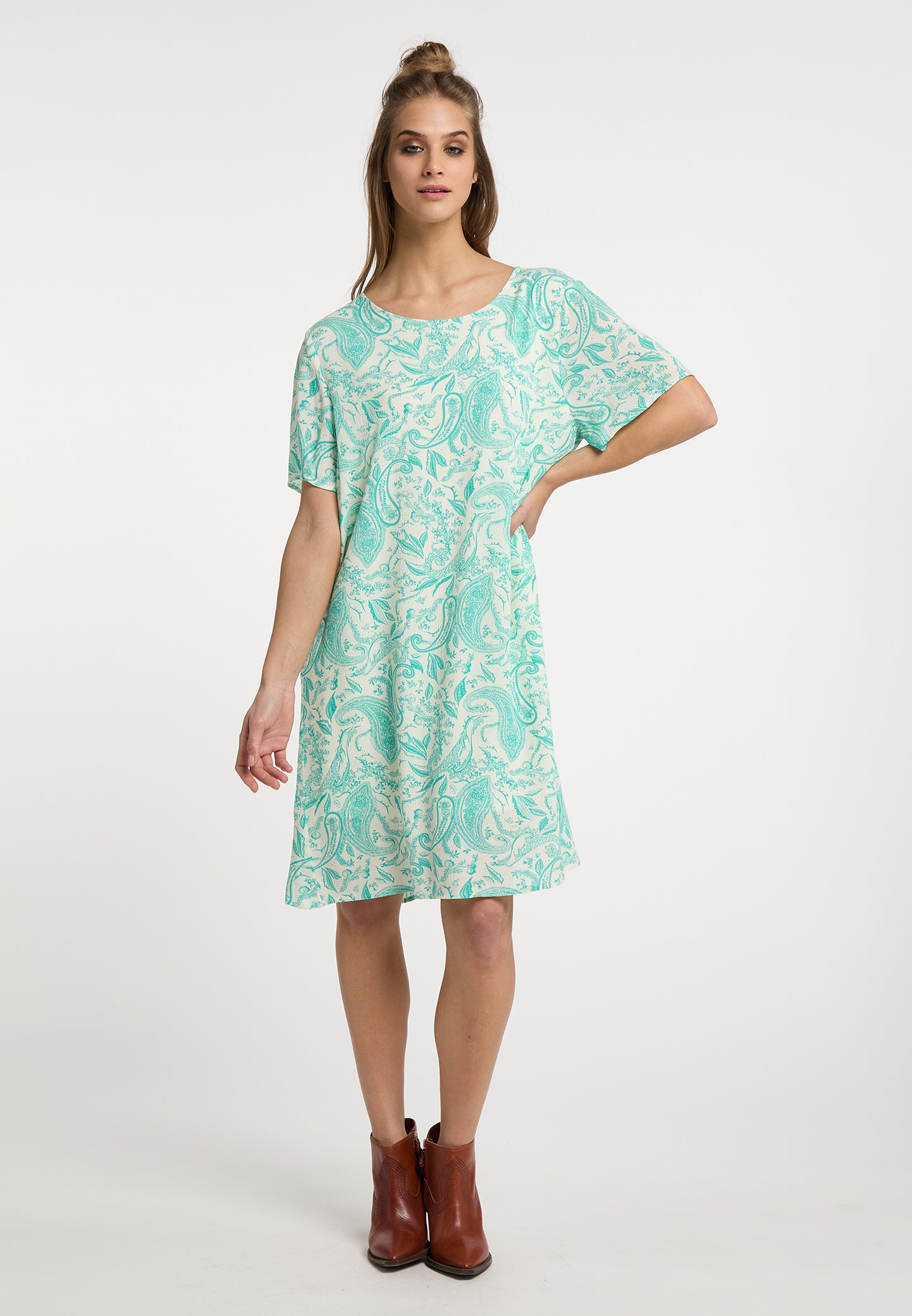 usha FESTIVAL Damen Kurzarm Kleid