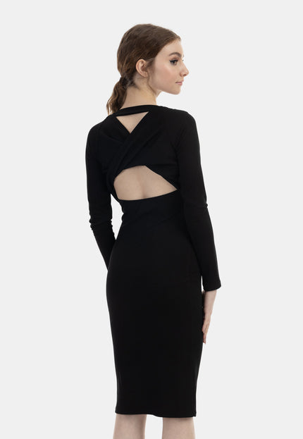 Mymo at night Women's Long Sleeve Midi Dress