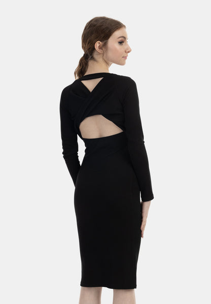 Mymo at night Women's Long Sleeve Midi Dress