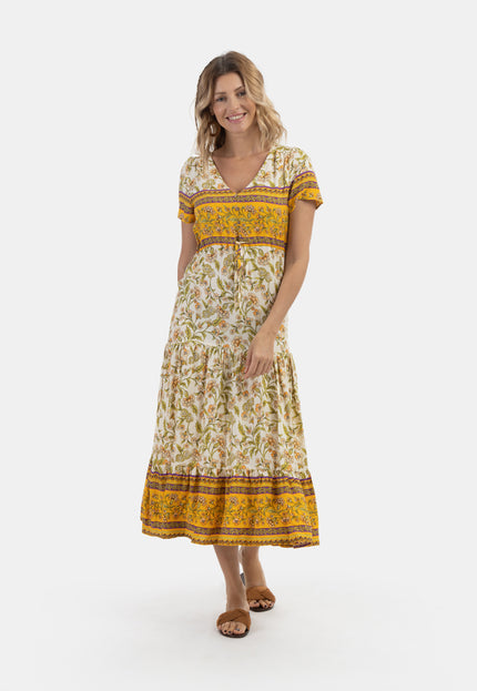 usha FESTIVAL Women's Summer Dress