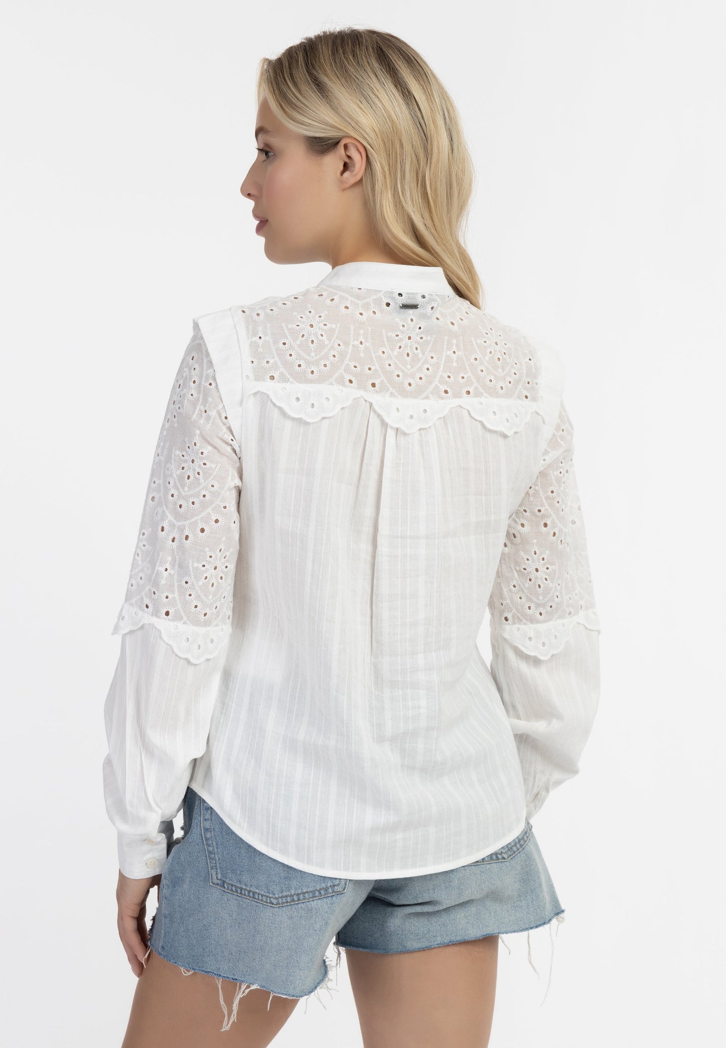 Dreimaster vintage Women's Long Sleeve Blouse