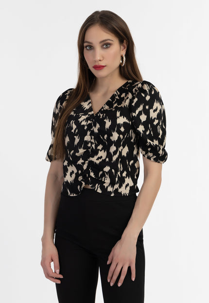 Faina Women's Draped Blouse Shirt