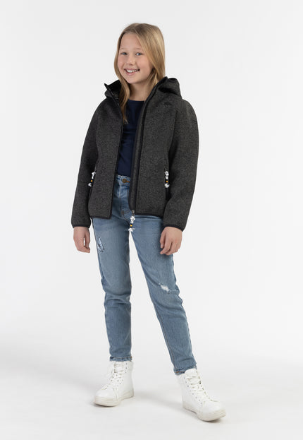 Schmuddelwedda Knitted Fleece Blouson Jacket For Girls