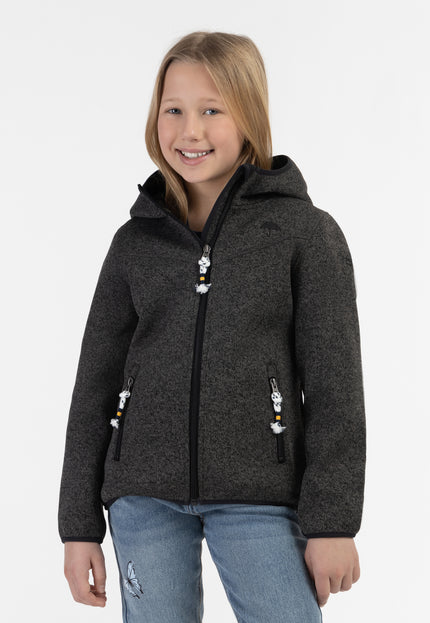 Schmuddelwedda Knitted Fleece Blouson Jacket For Girls