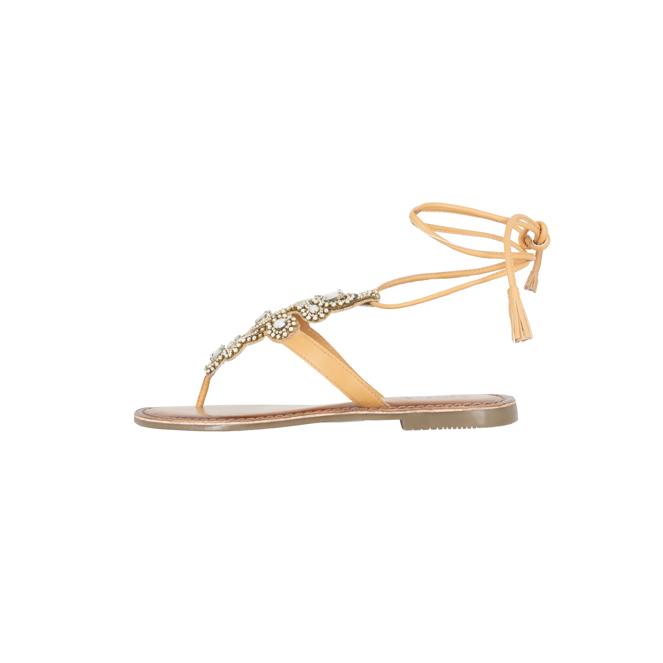 Usha festival Women's Roman Sandal With Stone Trimmings