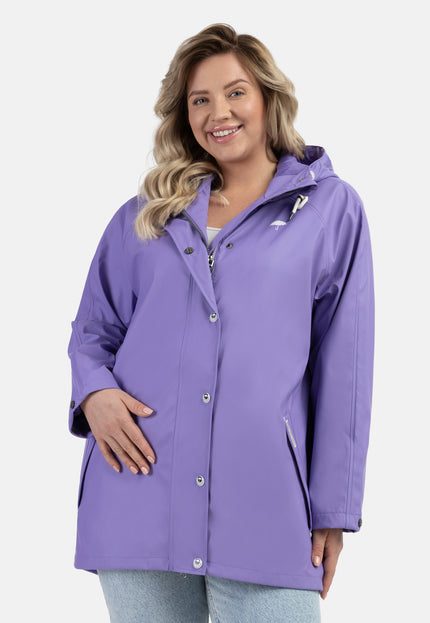 Schmuddelwedda Damen Plus Size Regenmantel