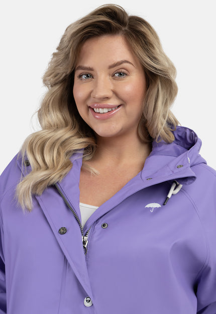 Schmuddelwedda Damen Plus Size Regenmantel