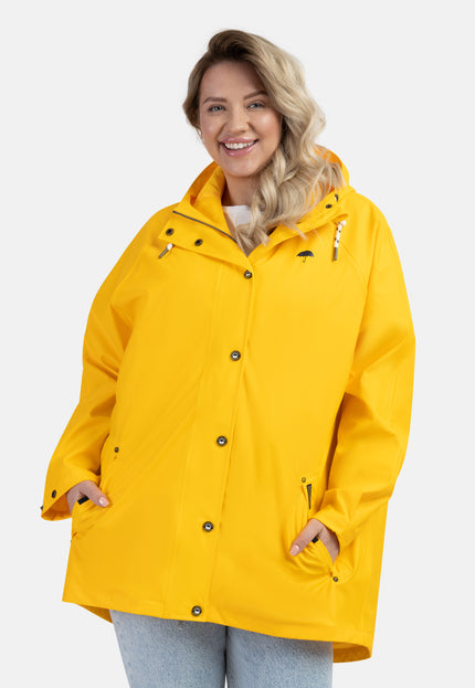 Schmuddelwedda Damen Plus Size Regenmantel