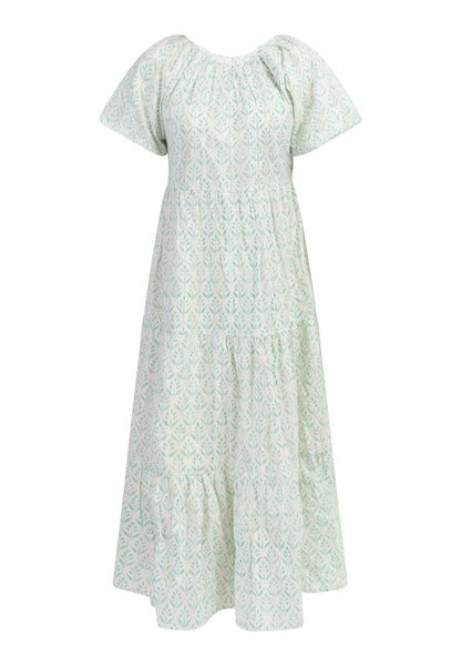 Izia Women's Short Sleeve Maxi Dress