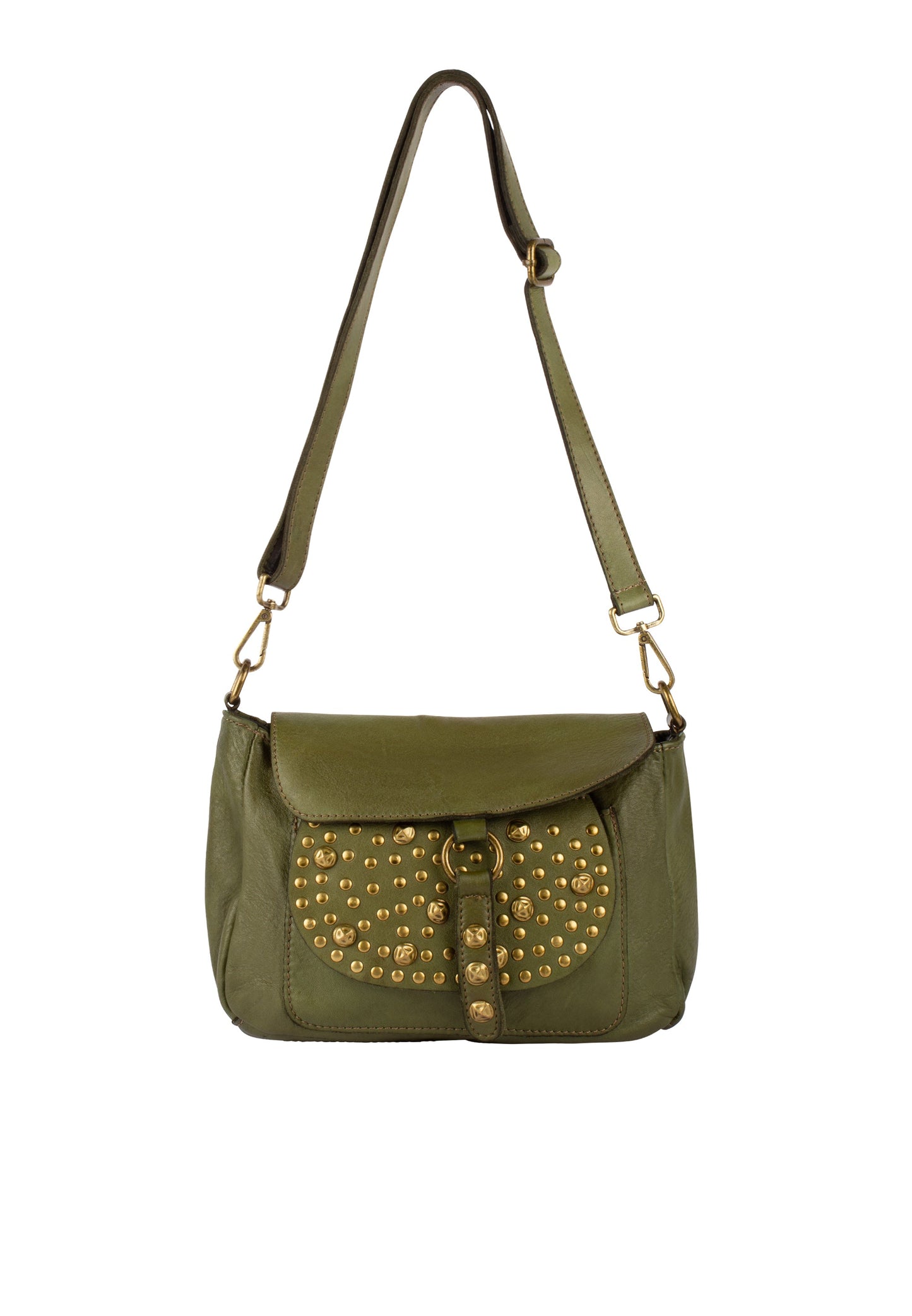 Izia Women's Leather Bag With Rivets