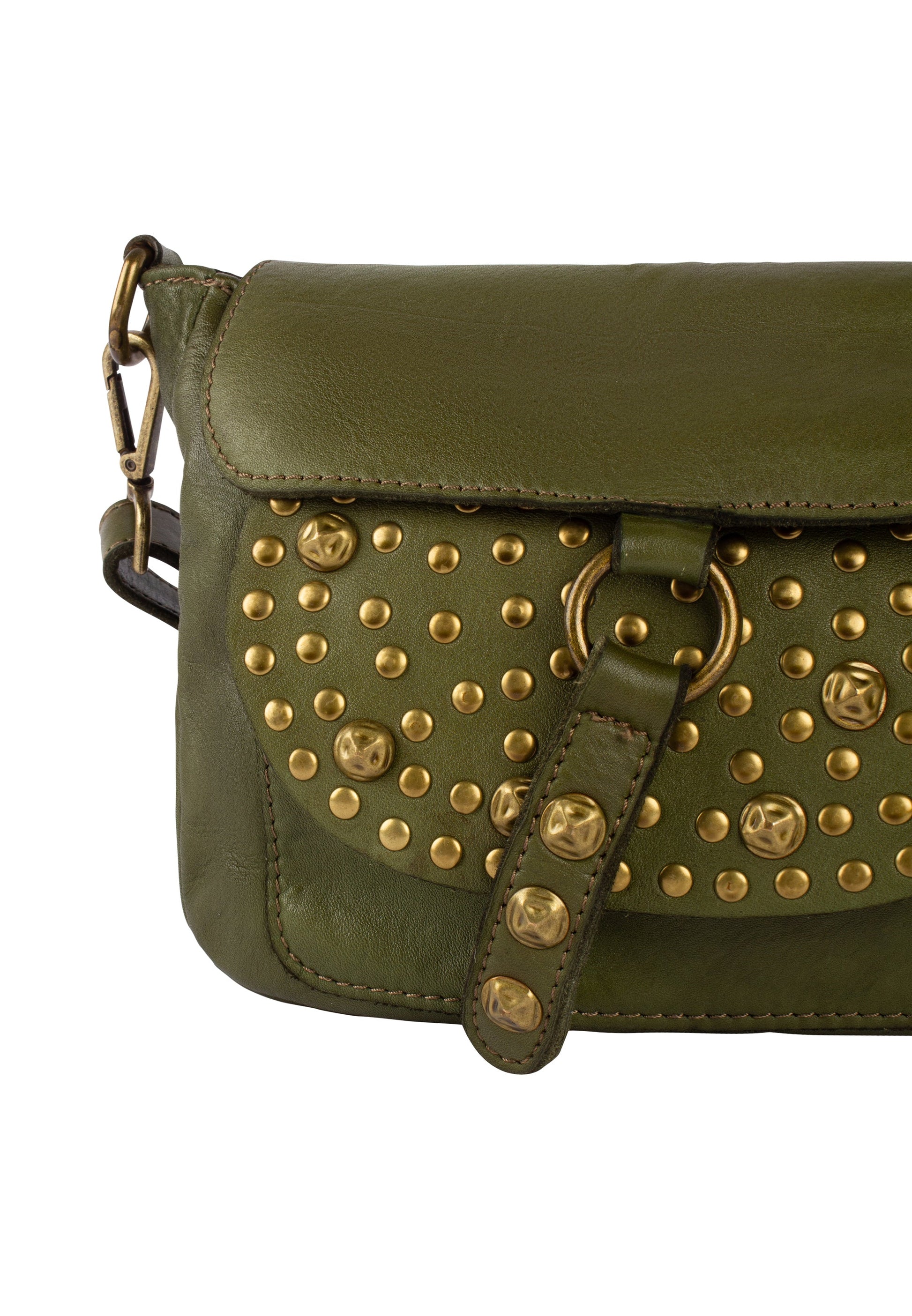 Izia Women's Leather Bag With Rivets