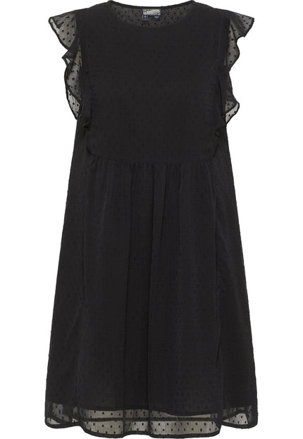 Dreimaster vintage Women's Midi Dress With Ruffles