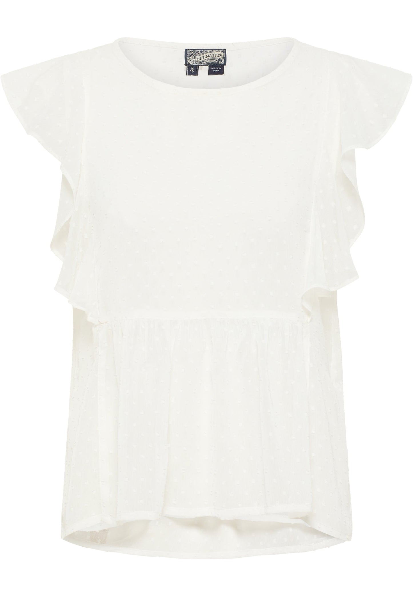 Dreimaster vintage Women's Short Sleeve Blouse